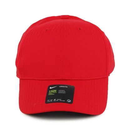 Gorra de béisbol Legacy 91 Tech Tonal Stripe Blank de Nike Golf - Rojo