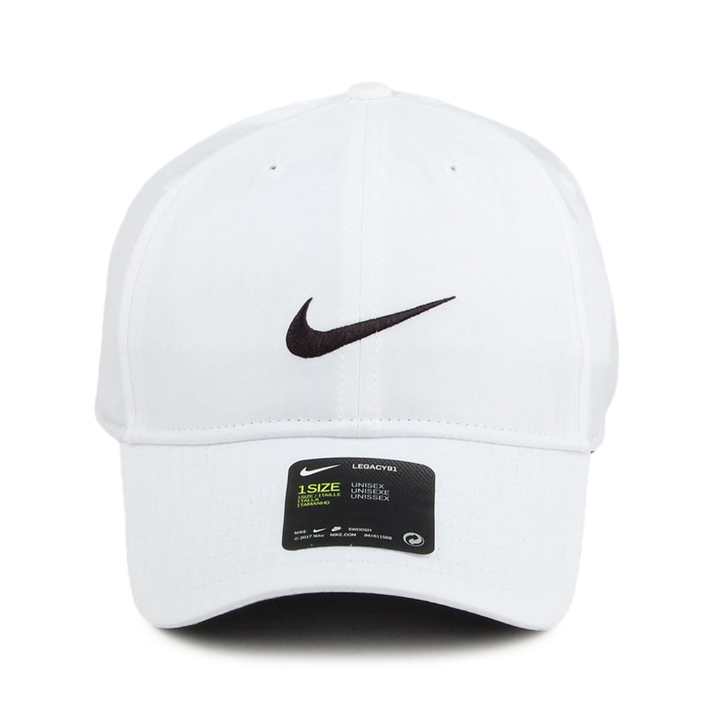 Gorra de béisbol Legacy 91 Tech Tonal Stripes de Nike Golf - Blanco