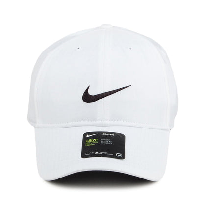 Gorra de béisbol Legacy 91 Tech Tonal Stripes de Nike Golf - Blanco