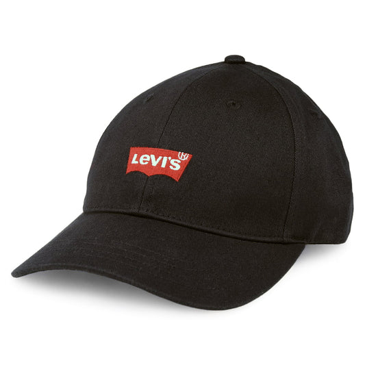 Gorra de béisbol Mid Batwing Flexfit de Levi's - Negro