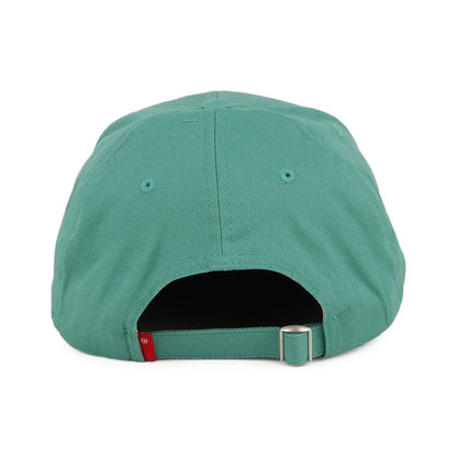 Gorra de béisbol Mid Batwing de tejido vaquero con etiqueta lisa de Levi's - Menta