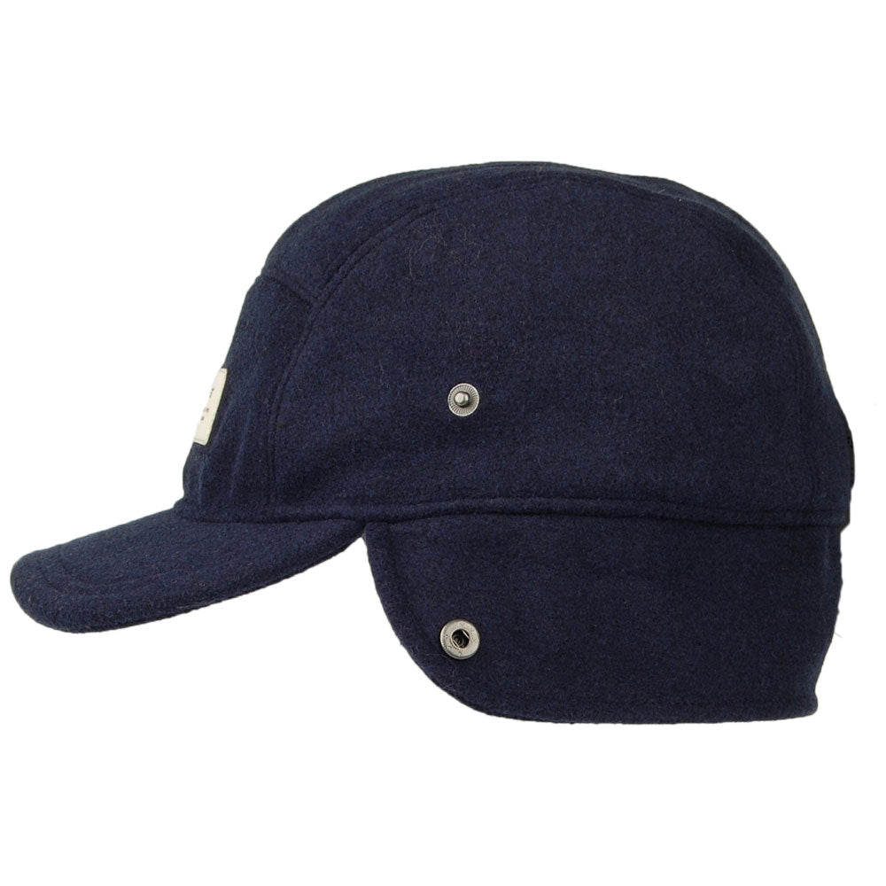 Gorra 5 paneles Samuen con orejeras de Barts - Azul Marino