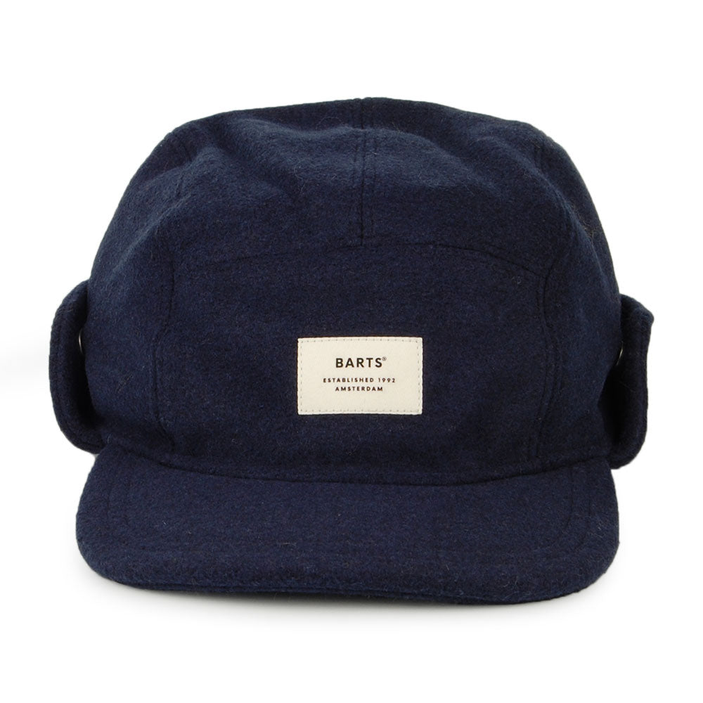 Gorra 5 paneles Samuen con orejeras de Barts - Azul Marino