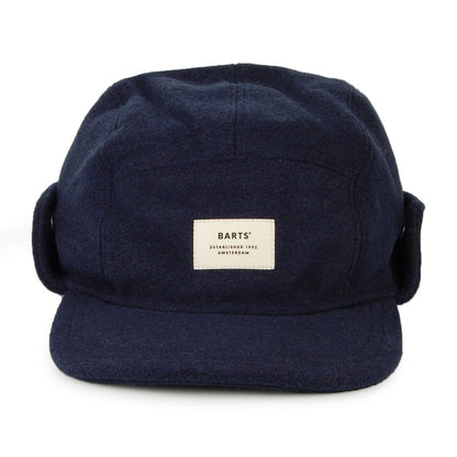 Gorra 5 paneles Samuen con orejeras de Barts - Azul Marino