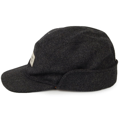 Gorra 5 paneles Samuen con orejeras de Barts - Antracita