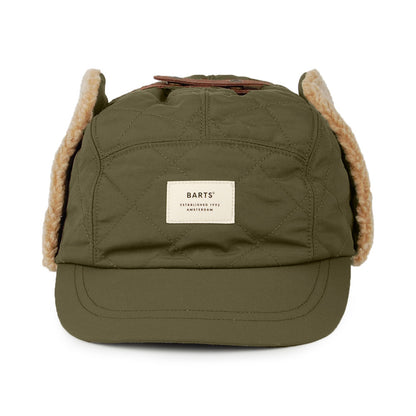 Gorra de béisbol Aspen con orejeras de Barts - Verde Militar