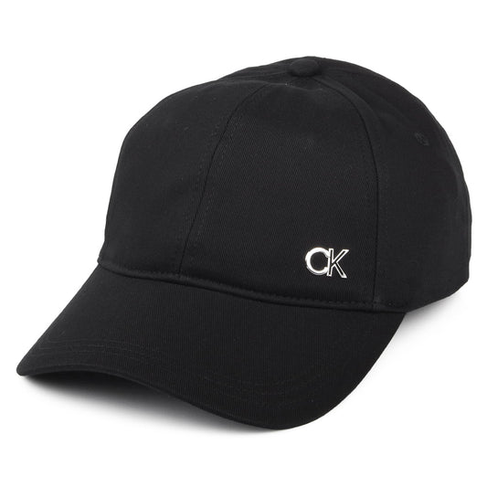 Gorra de béisbol Metal CK de Calvin Klein - Negro