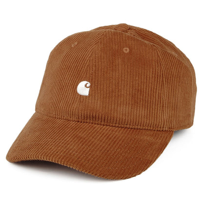 Gorra de béisbol Harlem de pana de Carhartt WIP - Rojo Óxido