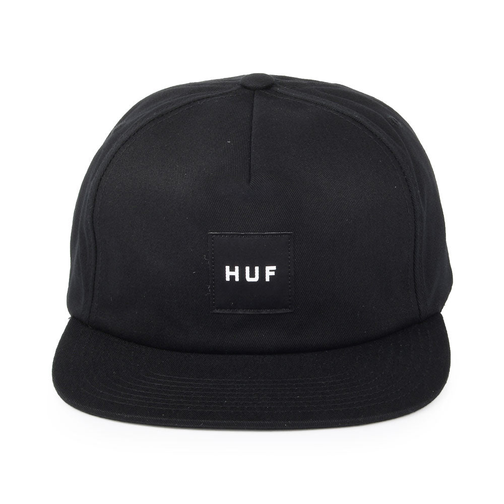 Gorra Snapback Box Logo sin estructurar de HUF - Negro
