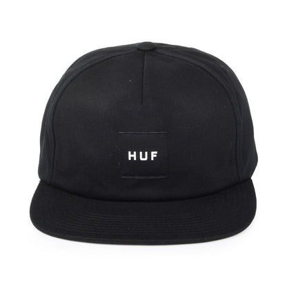 Gorra Snapback Box Logo sin estructurar de HUF - Negro