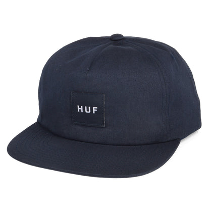 Gorra Snapback Box Logo sin estructurar de HUF - Azul Marino