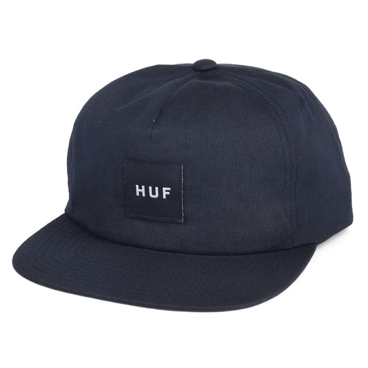 Gorra Snapback Box Logo sin estructurar de HUF - Azul Marino