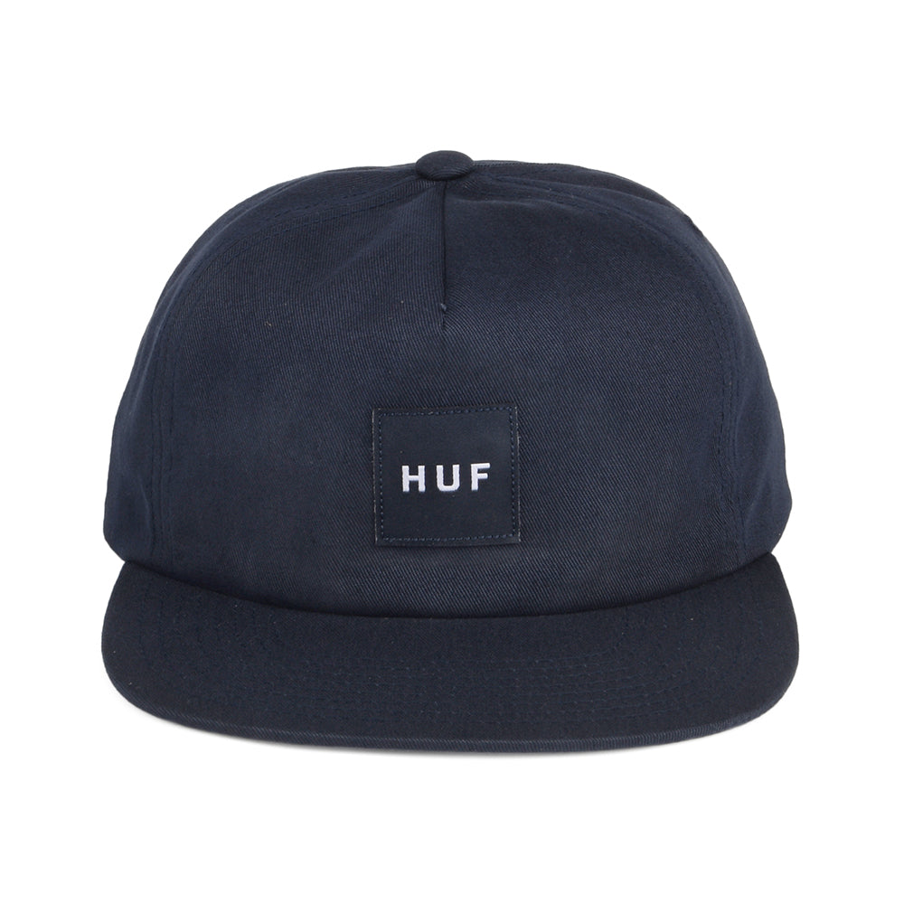 Gorra Snapback Box Logo sin estructurar de HUF - Azul Marino