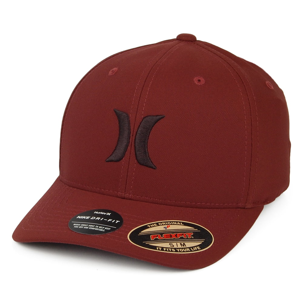 Gorra de béisbol Dri-Fit One & Only Flexfit de Hurley - Burdeos