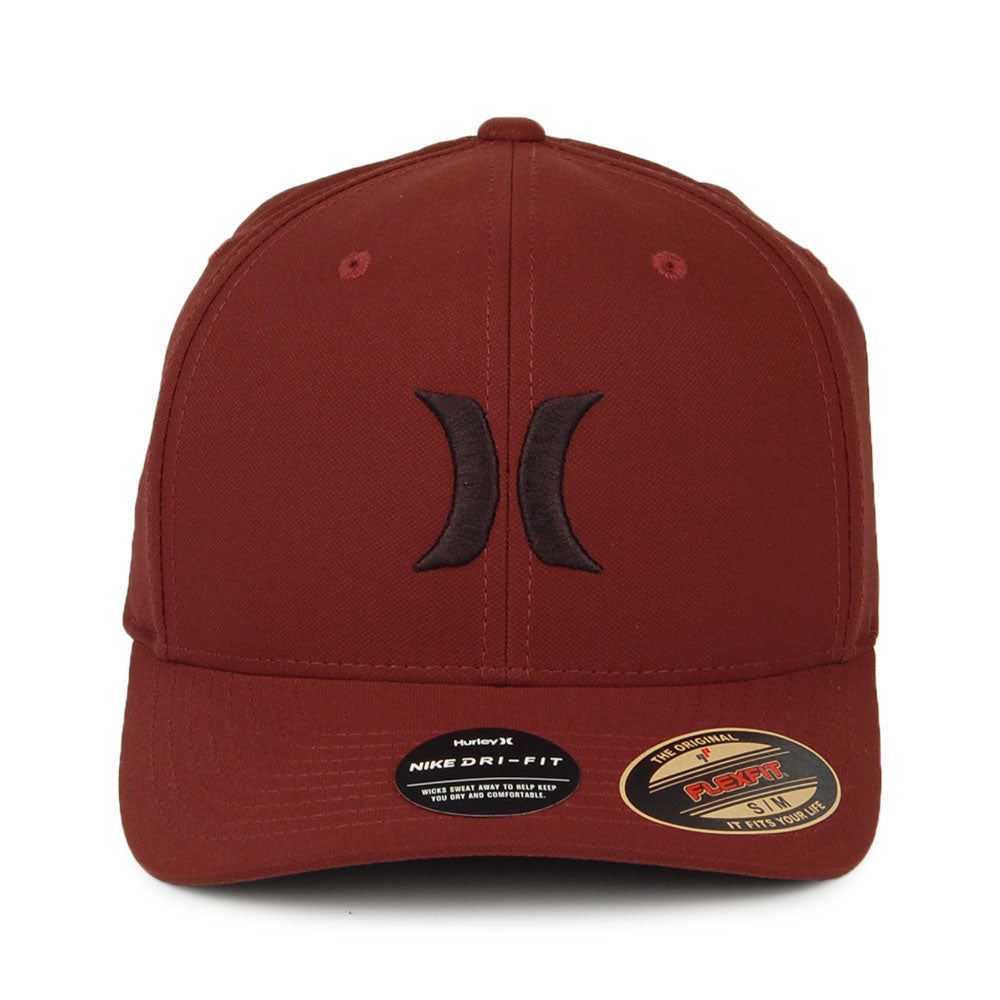Gorra de béisbol Dri-Fit One & Only Flexfit de Hurley - Burdeos