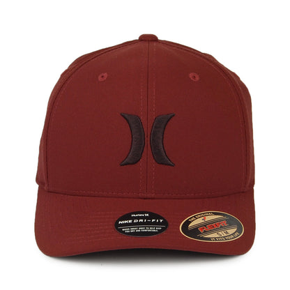 Gorra de béisbol Dri-Fit One & Only Flexfit de Hurley - Burdeos