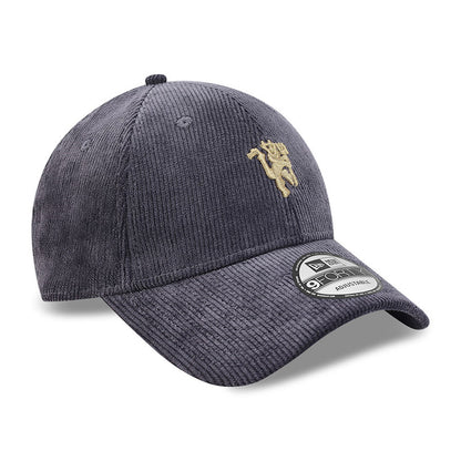 Gorra de béisbol 9FORTY de pana Manchester United de New Era - Pizarra