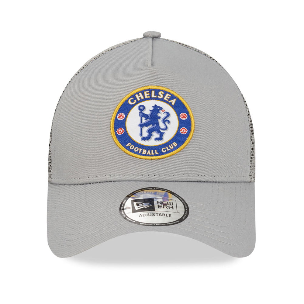 Gorra Trucker 9FORTY A-Frame Chelsea FC de New Era - Gris