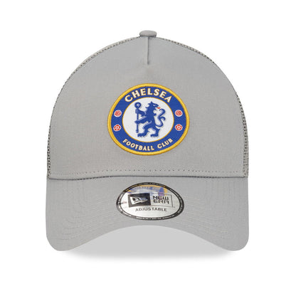 Gorra Trucker 9FORTY A-Frame Chelsea FC de New Era - Gris