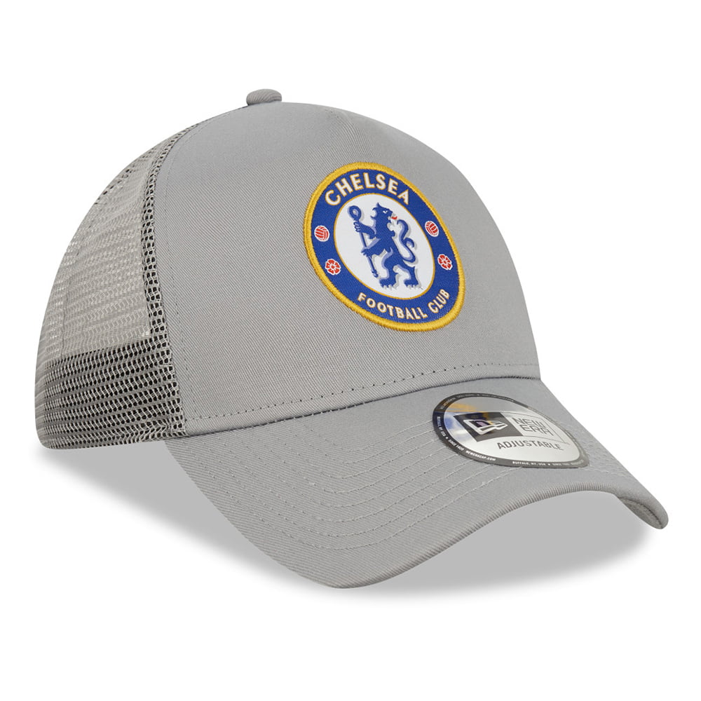 Gorra Trucker 9FORTY A-Frame Chelsea FC de New Era - Gris