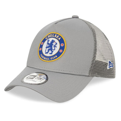 Gorra Trucker 9FORTY A-Frame Chelsea FC de New Era - Gris