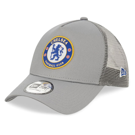 Gorra Trucker 9FORTY A-Frame Chelsea FC de New Era - Gris