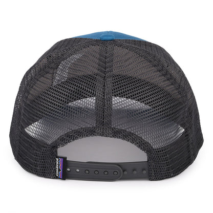Gorra Trucker P-6 Logo LoPro de algodón orgánico de Patagonia - Verde Azulado