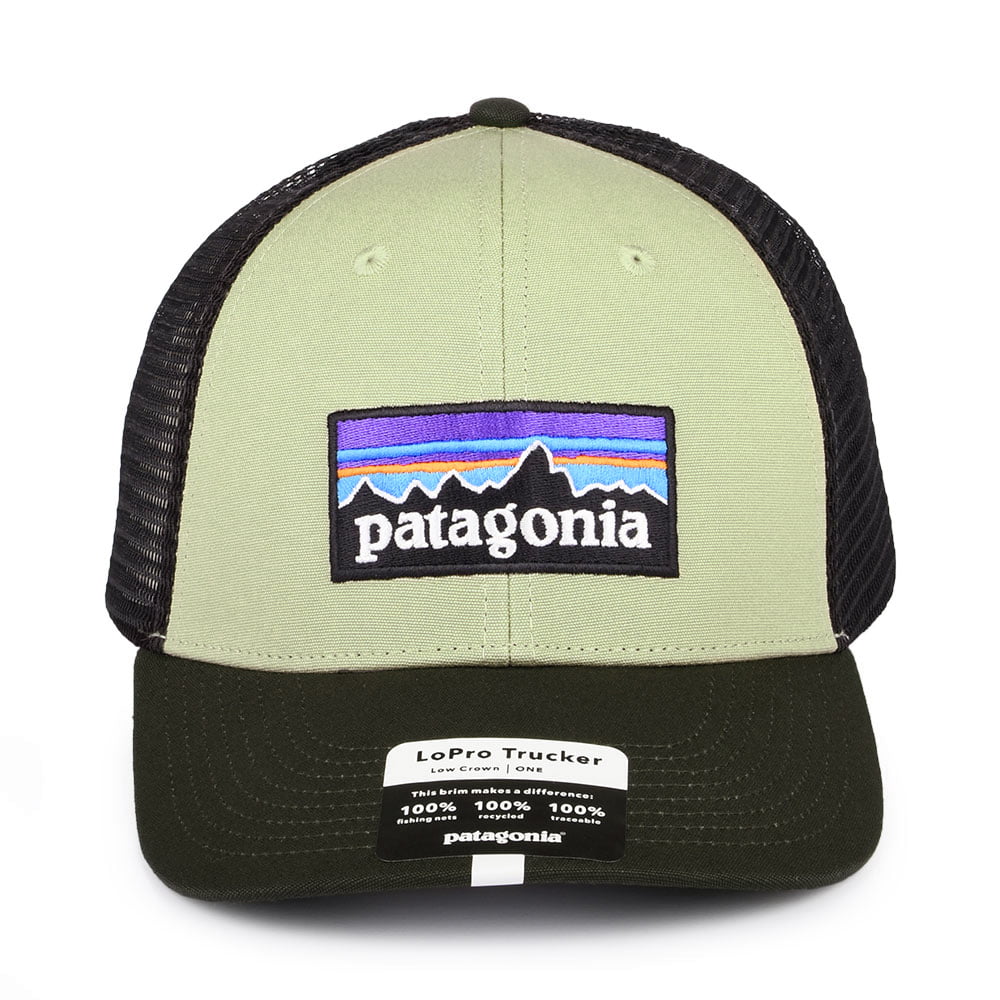 Gorra Trucker P-6 Logo LoPro de algodón orgánico de Patagonia - Kaki
