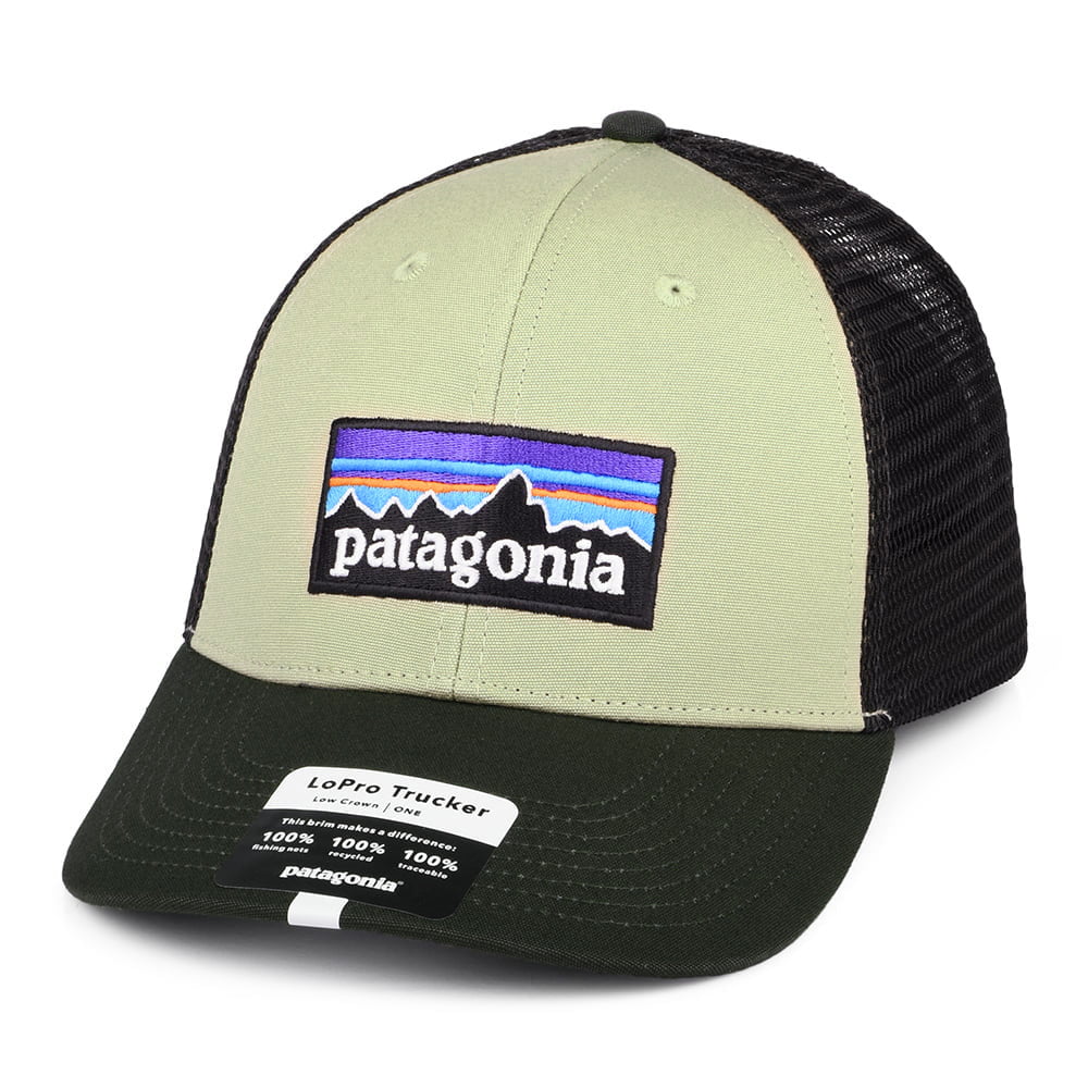 Gorra Trucker P-6 Logo LoPro de algodón orgánico de Patagonia - Kaki