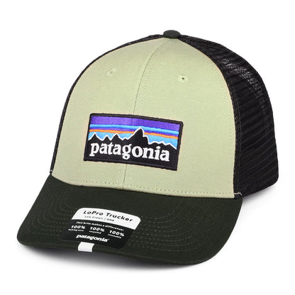 Gorra Trucker P-6 Logo LoPro de algodón orgánico de Patagonia - Kaki