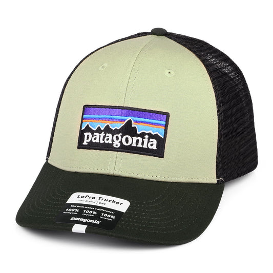 Gorra Trucker P-6 Logo LoPro de algodón orgánico de Patagonia - Kaki