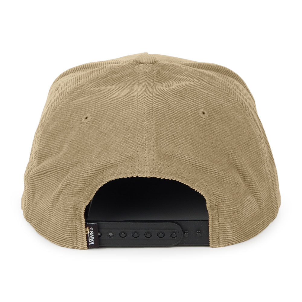 Gorra Snapback Full Patch de pana de Vans - Marrón