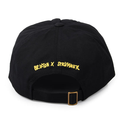 Gorra de béisbol Know Your Rights Joe Strummer Perfil Bajo de Brixton - Negro