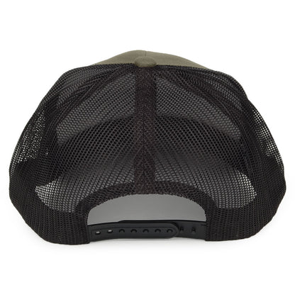 Gorra Mesh Trucker Crest MP Malla de Brixton - Verde Oliva-Negro