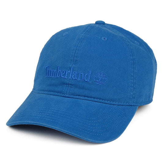 Gorra de béisbol Cooper Hill de lona de algodón de Timberland - Azul Radiante