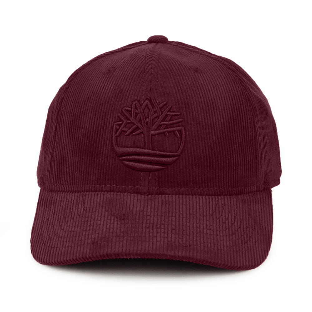 Gorra de béisbol Logo de pana de Timberland - Vino