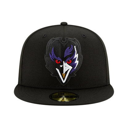 Gorra de béisbol 59FIFTY NFL Elements 2.0 Baltimore Ravens de New Era - Negro