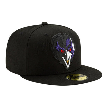 Gorra de béisbol 59FIFTY NFL Elements 2.0 Baltimore Ravens de New Era - Negro