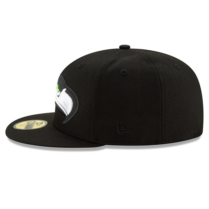 Gorra de béisbol 59FIFTY NFL Elements 2.0 Seattle Seahawks de New Era - Negro