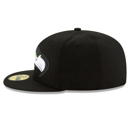 Gorra de béisbol 59FIFTY NFL Elements 2.0 Seattle Seahawks de New Era - Negro