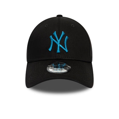Gorra de béisbol 39THIRTY MLB League Essential I New York Yankees de New Era - Negro-Turquesa