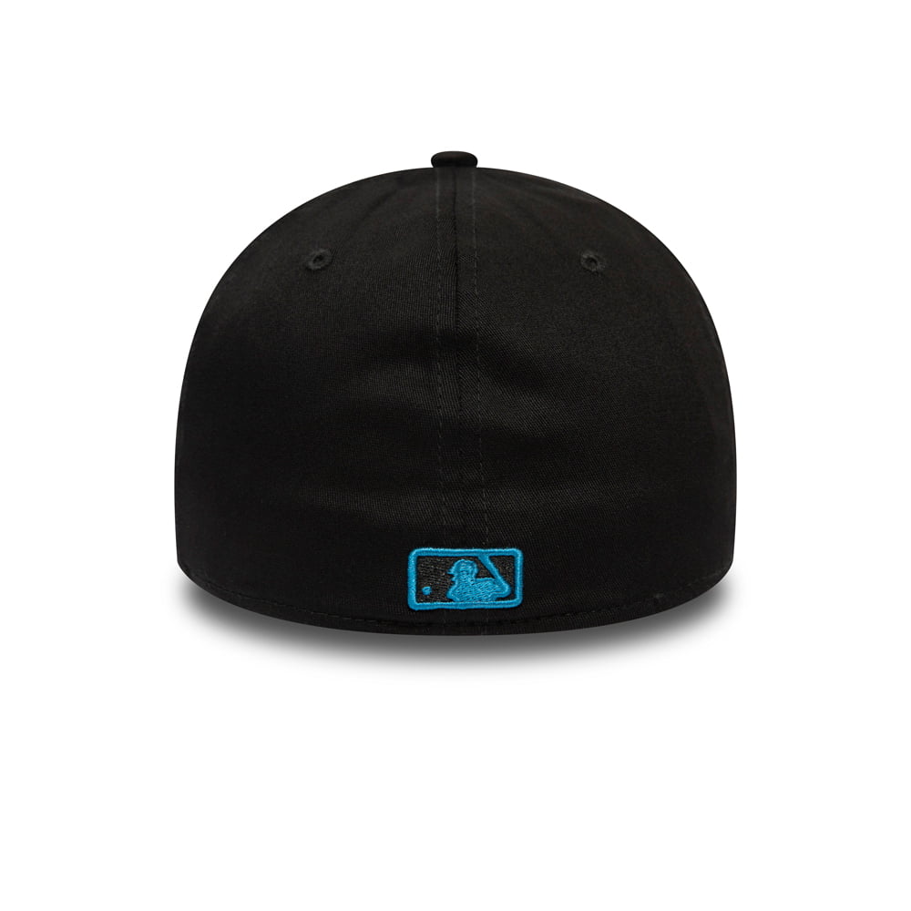 Gorra de béisbol 39THIRTY MLB League Essential I New York Yankees de New Era - Negro-Turquesa