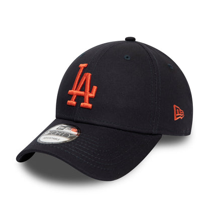 Gorra de béisbol 9FORTY League Essential L.A. Dodgers de New Era - Azul Marino-Naranja