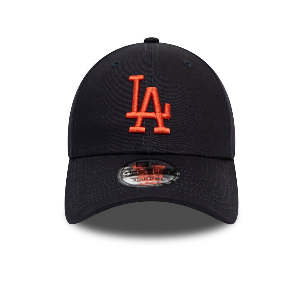 Gorra de béisbol 9FORTY League Essential L.A. Dodgers de New Era - Azul Marino-Naranja