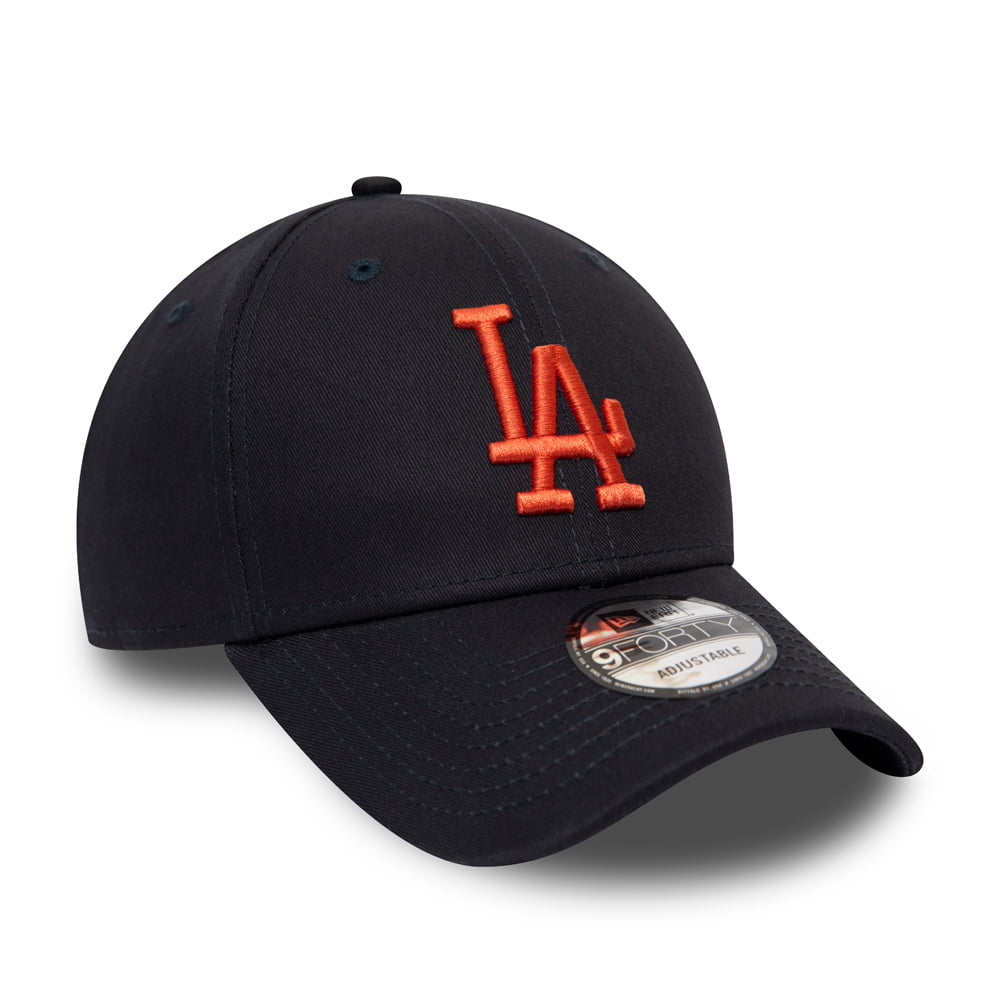 Gorra de béisbol 9FORTY League Essential L.A. Dodgers de New Era - Azul Marino-Naranja
