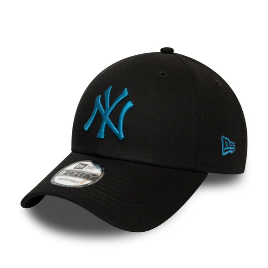 Gorra de béisbol 9FORTY League Essential New York Yankees de New Era - Negro-Turquesa