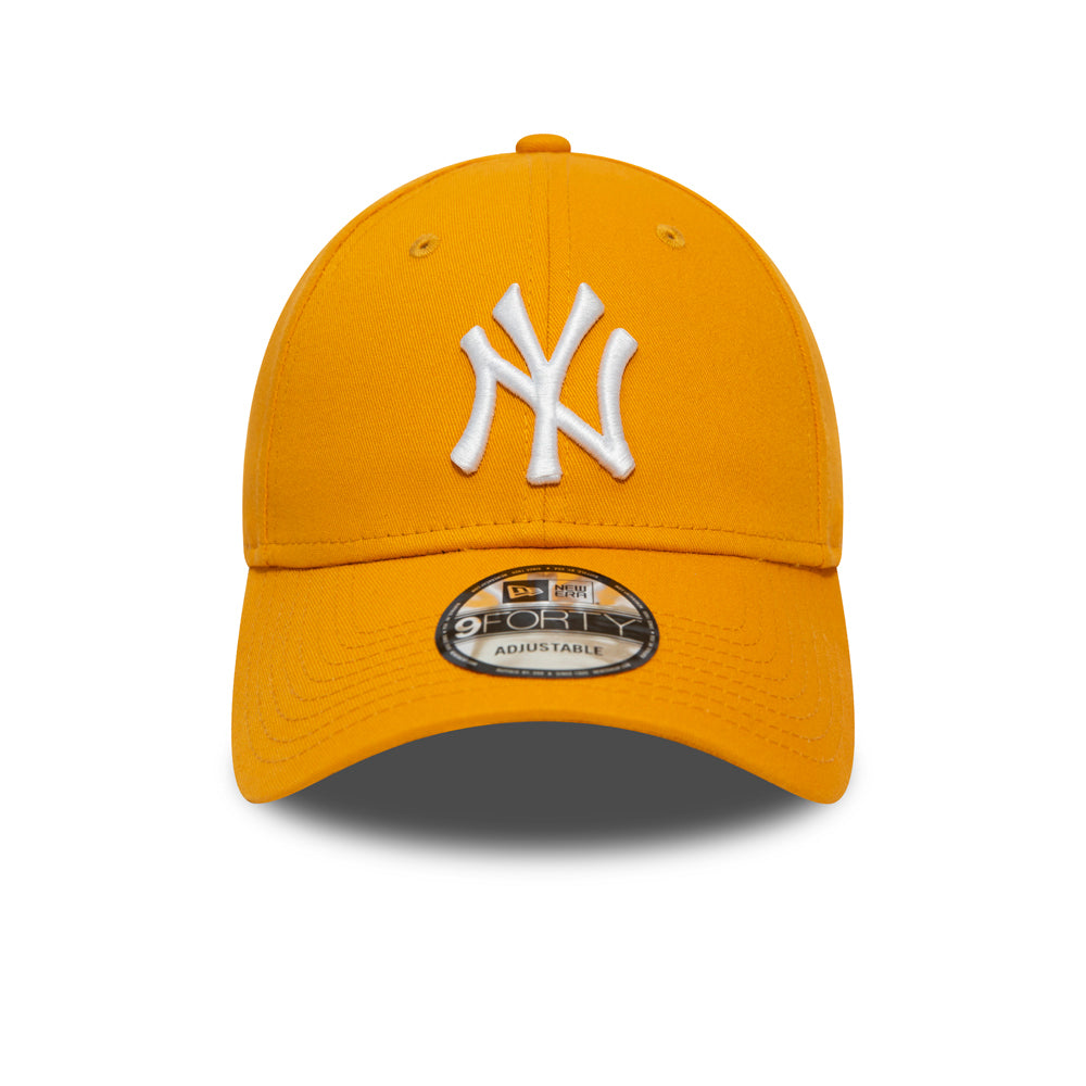 Gorra de béisbol 9FORTY MLB League Essential ll New York Yankees de New Era - Amarillo-Blanco