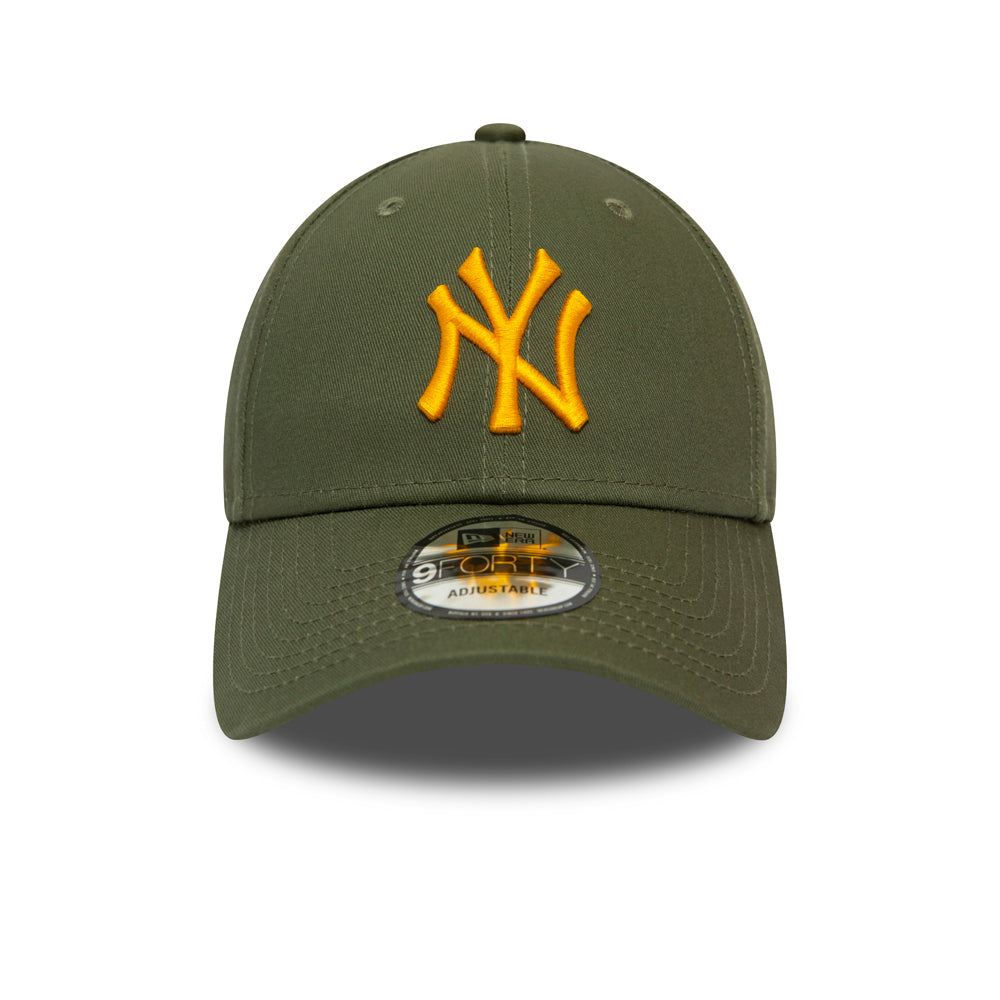 Gorra de béisbol 9FORTY MLB League Essential ll New York Yankees de New Era - Oliva-Amarillo