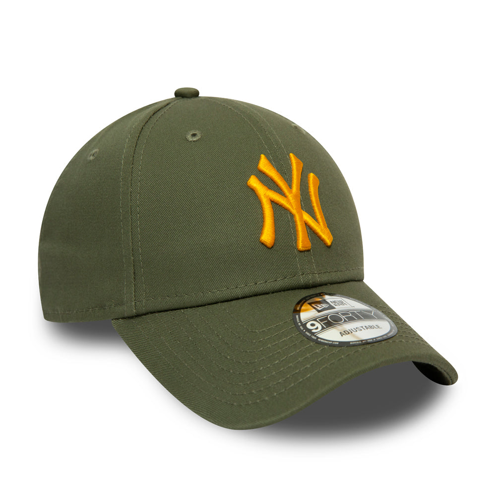Gorra de béisbol 9FORTY MLB League Essential ll New York Yankees de New Era - Oliva-Amarillo