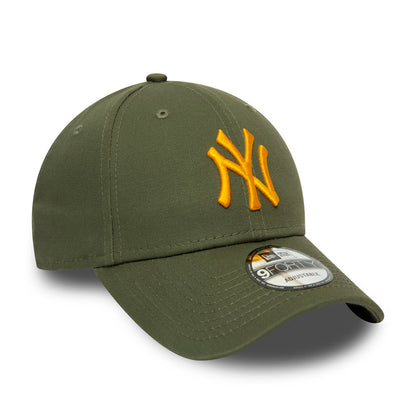 Gorra de béisbol 9FORTY MLB League Essential ll New York Yankees de New Era - Oliva-Amarillo
